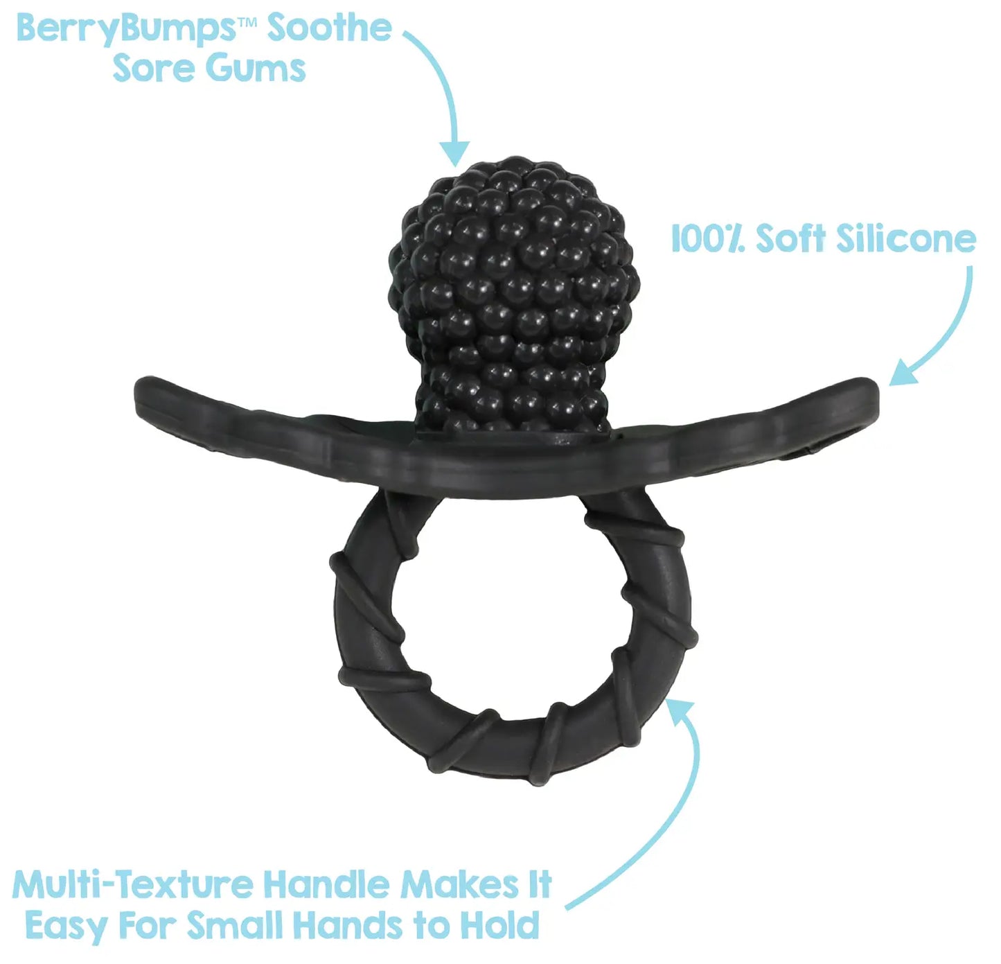 Blackberry Silicone Teether