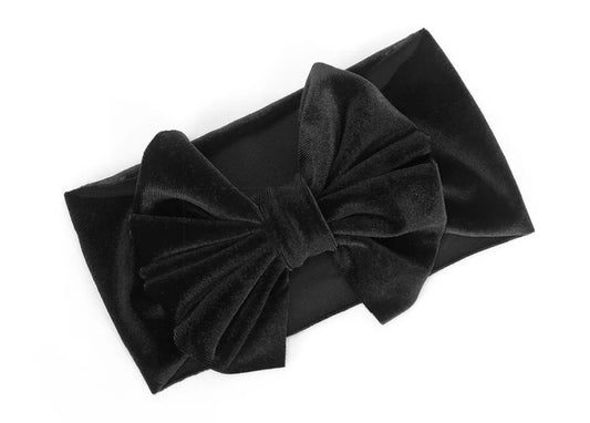 Black Velvet Headband (Baby/Toddler)