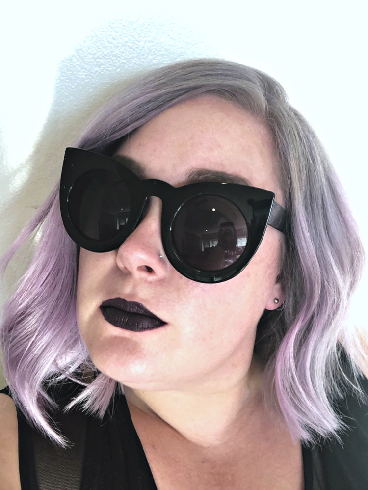 Lunettes de soleil en obsidienne